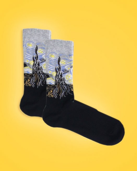 Yıldızlı Gece Soket Çorap