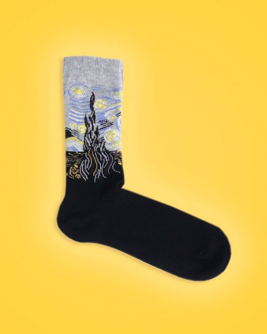 Yıldızlı Gece Soket Çorap